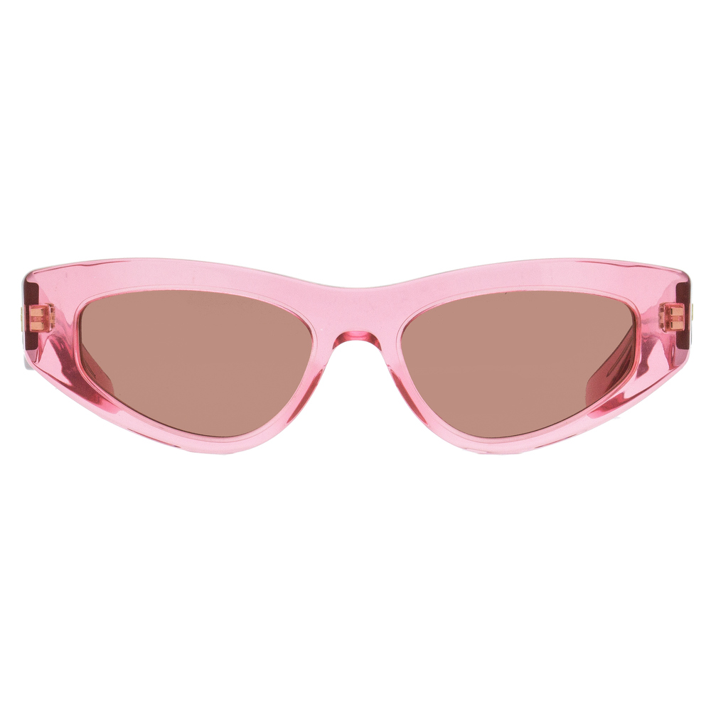 Salvatore Ferragamo Cat Eye Sunglasses SF995S 664 Crystal Pink 53mm 995 - Picture 2 of 2
